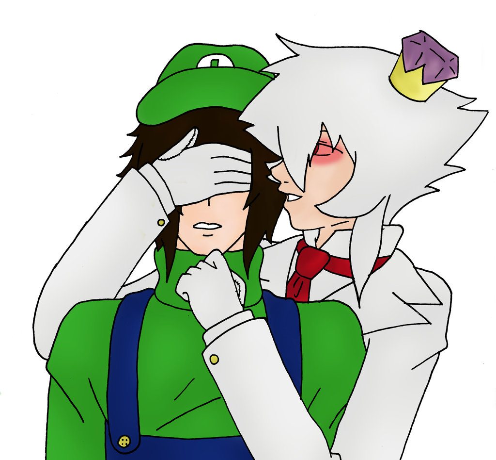 Luigi x King boo merry christmas by SonirbyLovS on DeviantArt. 