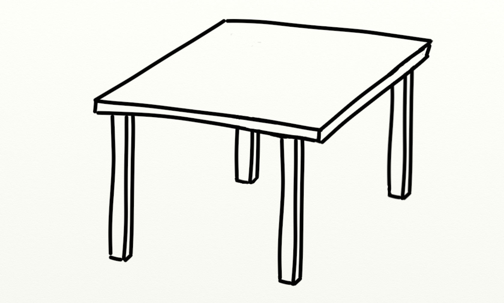 Table Coloring Page - AZ Coloring Pages