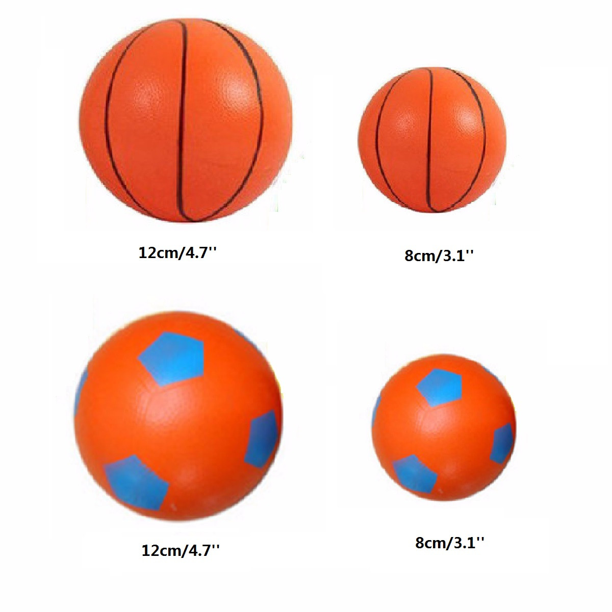 Aliexpress.com : Buy 8 12cm Inflatable Football Basketball Beach ...