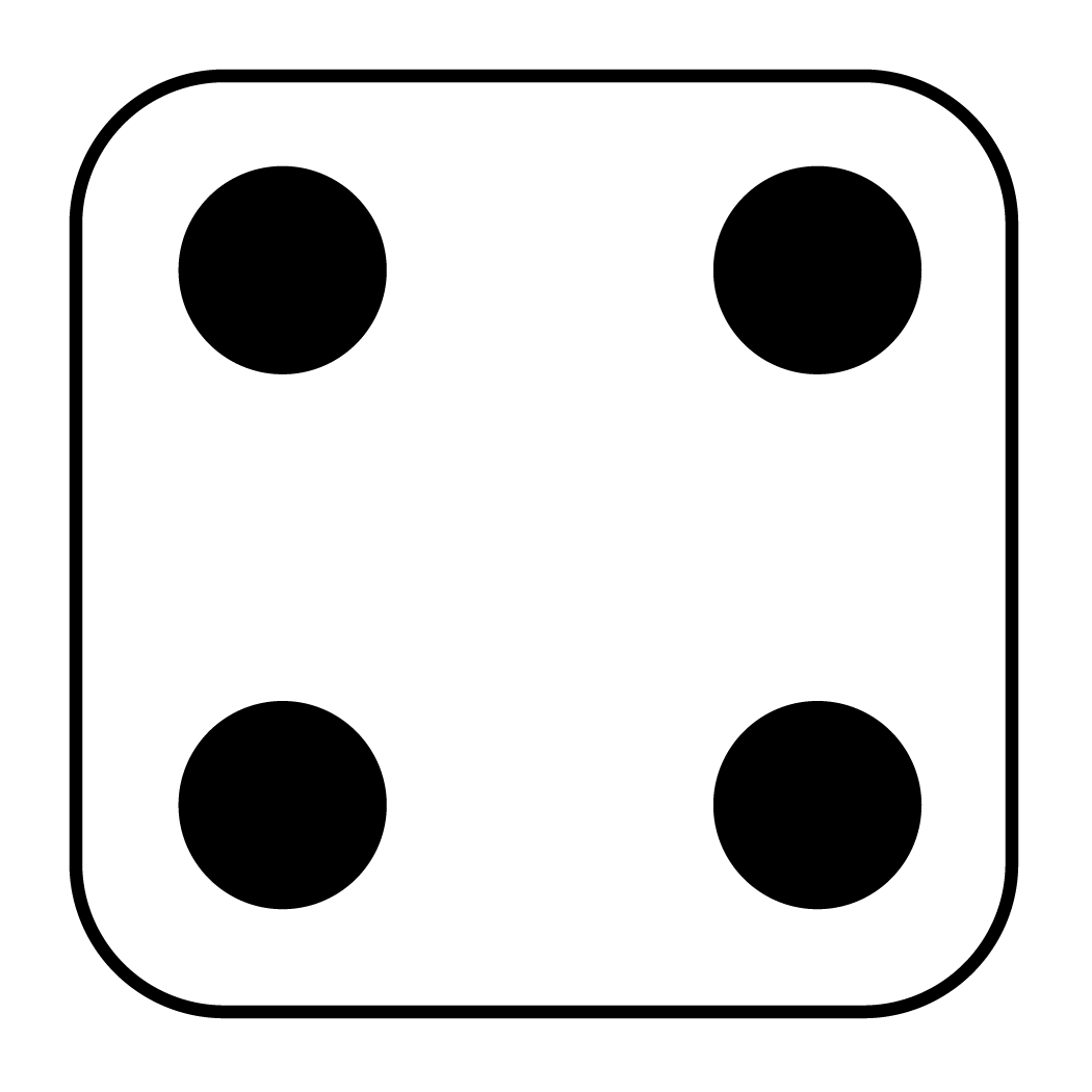 Dice number clipart