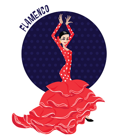 610 views Cartoon Of A Spanish Dance Clip Art, Vector Images & Illustrations ...
