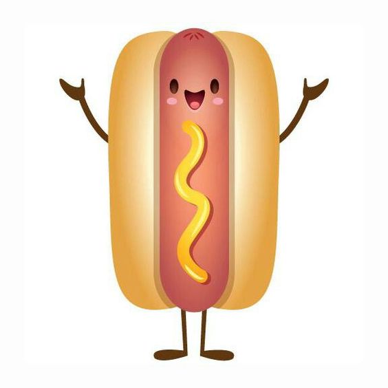 cartoon hot dog clipart - photo #16
