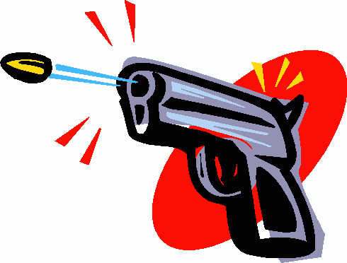 Cartoon Gun Shooting Bullet 92056 | UPSTORE