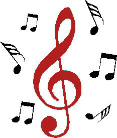 Red Musical Note - ClipArt Best
