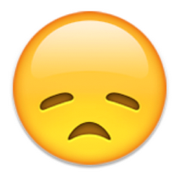 ð??? Disappointed Face Emoji (U+1F61E/U+E058)