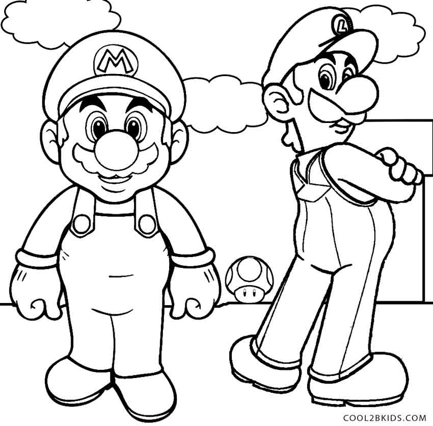 Mario Mansion Colouring - ClipArt Best