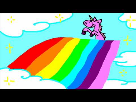Pink Fluffy Unicorns Dancing on Rainbows.wmv - YouTube