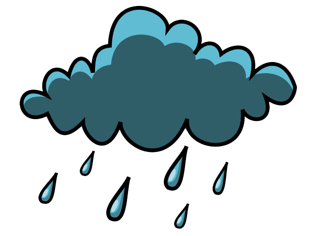 Clipart clouds with rain