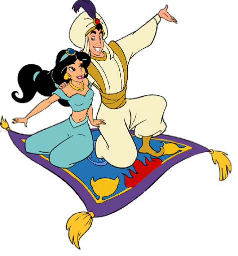 Aladdin magic carpet clipart