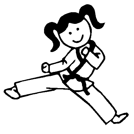 Karate Cartoon Clipart