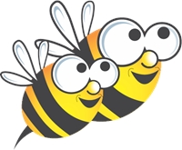 Honey Bee Logo Vector (.AI) Free Download