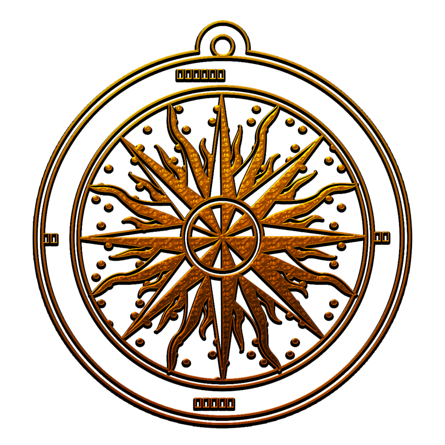 Egyptian compass clipart