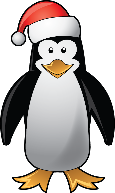 christmas penguins clip art free - photo #10