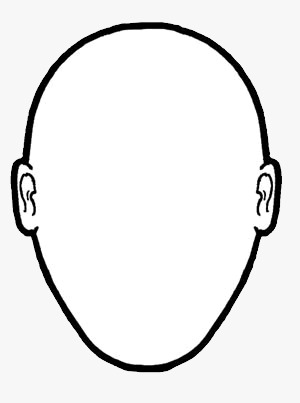 Best Photos of Human Head Template Printable - Human Head Outline ...