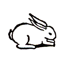 Bunny Outline