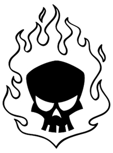 Flames Tattoo Outline - ClipArt Best