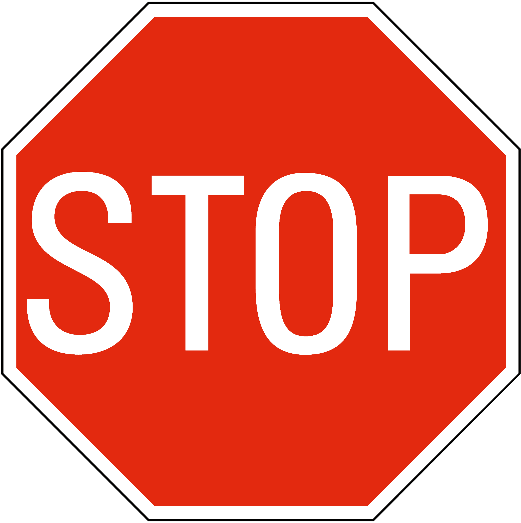 Big Stop Sign - ClipArt Best
