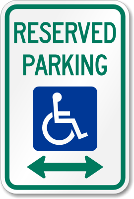 ADA handicap parking rules - signs and painted symbols ...