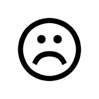 Frowny Face Icon - ClipArt Best