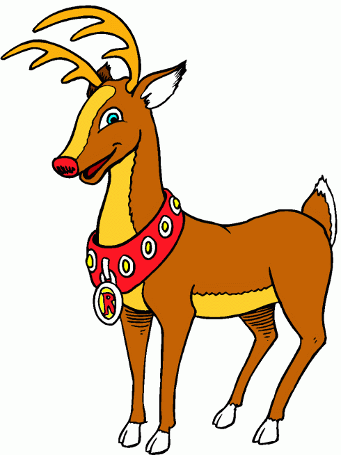 christmas reindeer clipart free - photo #43