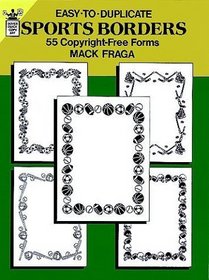 EasytoDuplicate Sports Borders 55 CopyrightFree Forms Clip Art ...