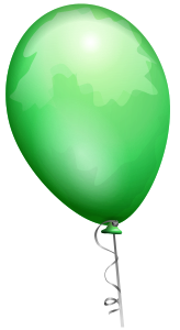 Balloon Green aj Clipart, vector clip art online, royalty free ...