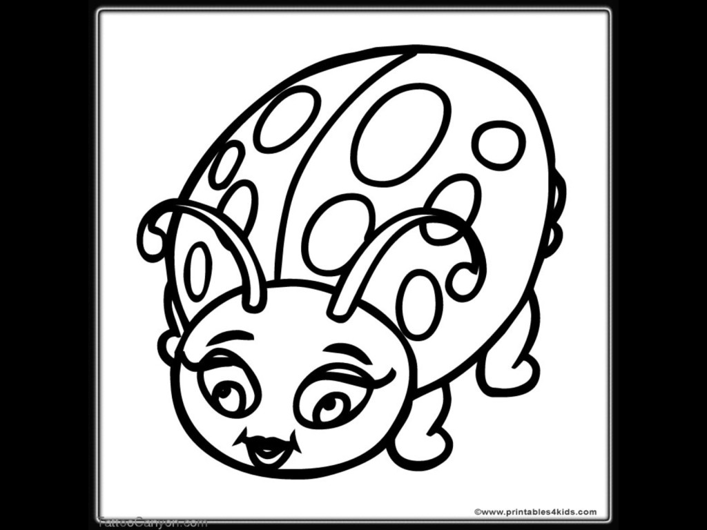 Ladybug Coloring Pages | Hagio Graphic