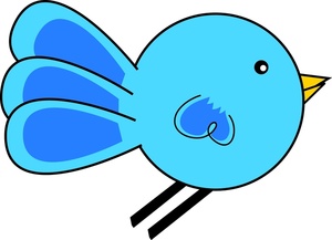 Bluebird Clipart Image - The bluebird of happiness - a cute ...