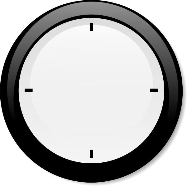 clipart of clock without hands - photo #23