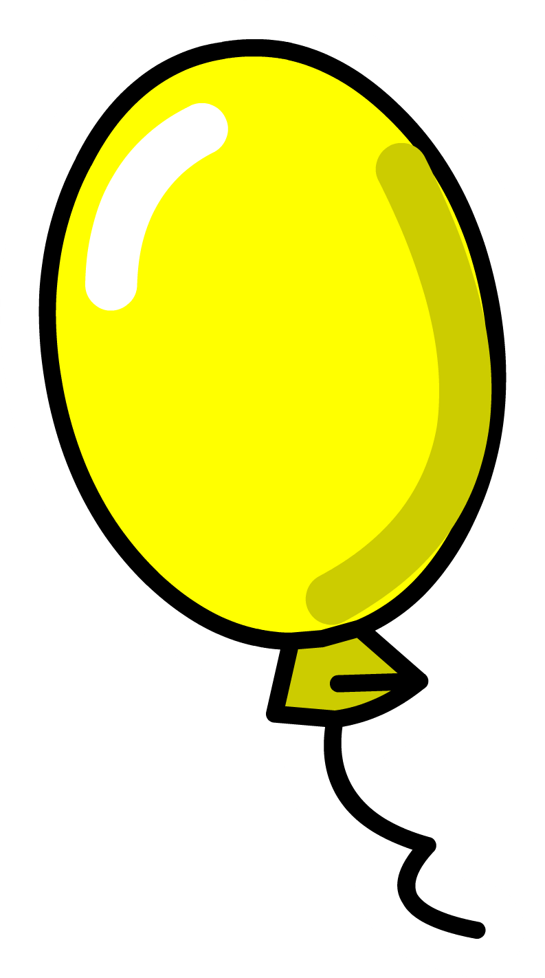 yellow balloon clipart - photo #29