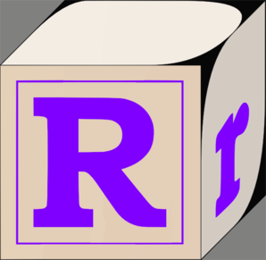 Letter R clip art - vector clip art online, royalty free & public ...