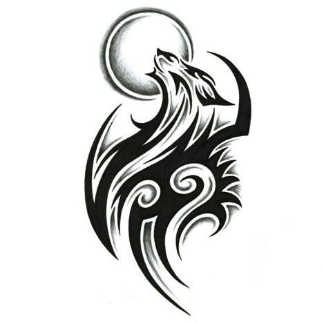 Flaming Tribal Wolf Tattoo Design - Tattoos - Zimbio - ClipArt Best - ClipArt Best
