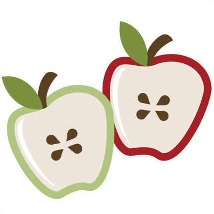 Sliced Apples SVG files for scrapbooking apple svg cut file free ...