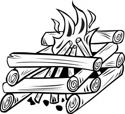 Campfires And Cooking Cranes clip art Vector clip art - Free ...