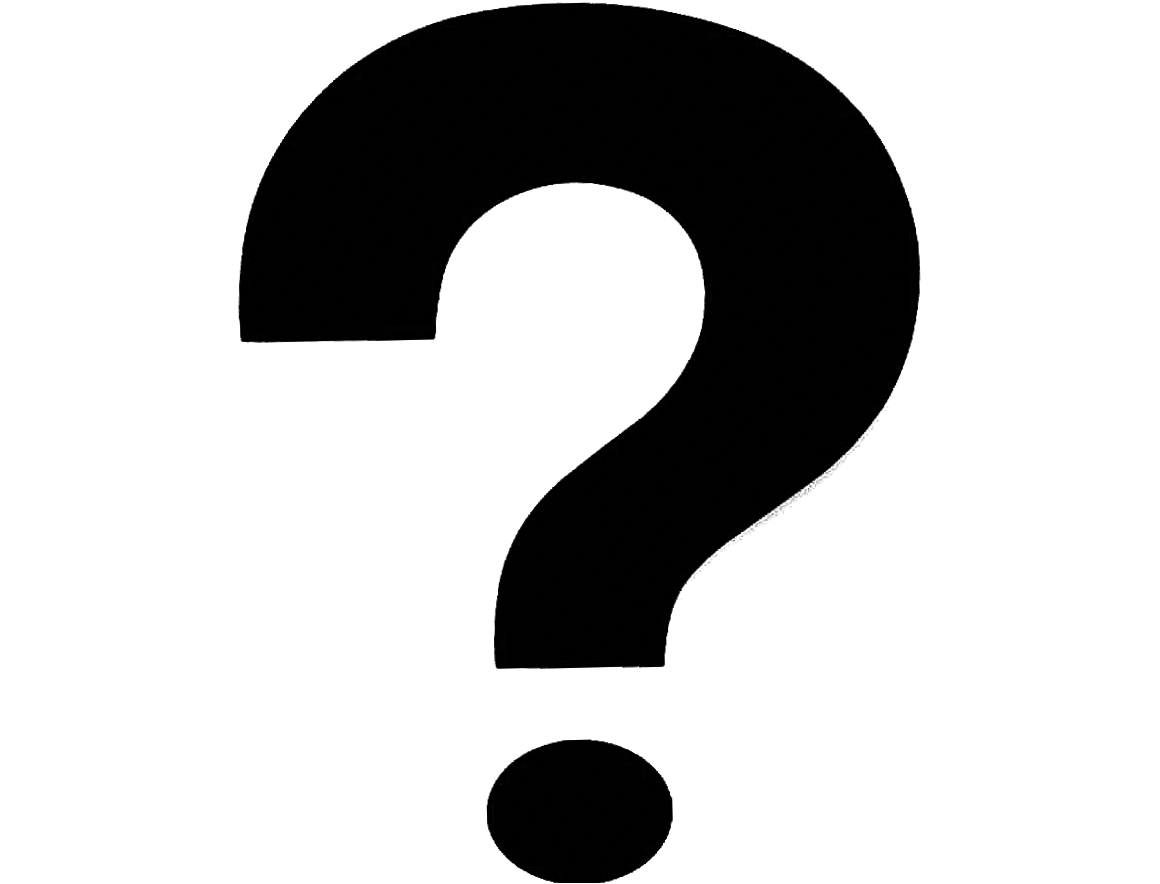 question mark clip art black and white - photo #41