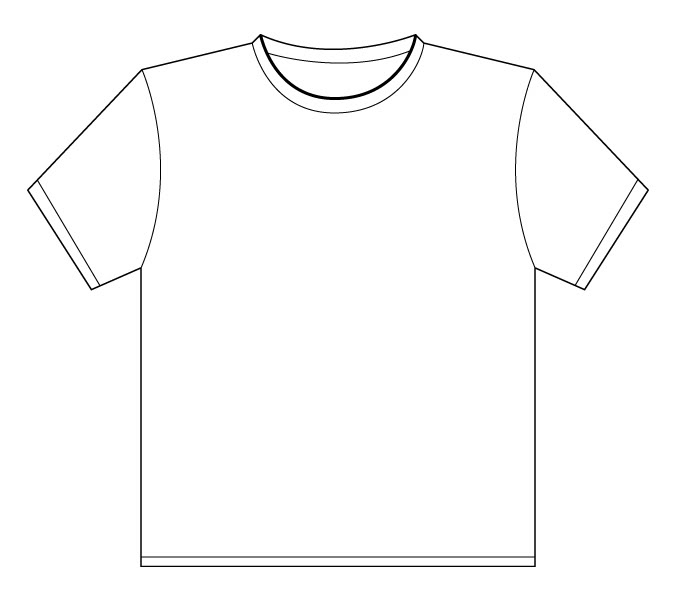 t shirt pattern clipart - photo #46