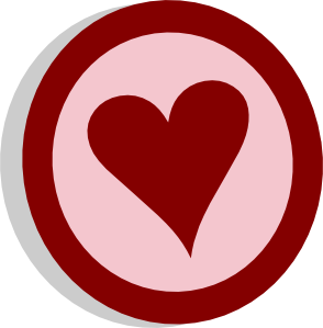 Symbol Heart Vote clip art - vector clip art online, royalty free ...