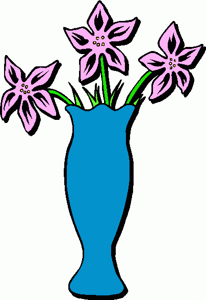 free clip art flowers in vase - photo #20