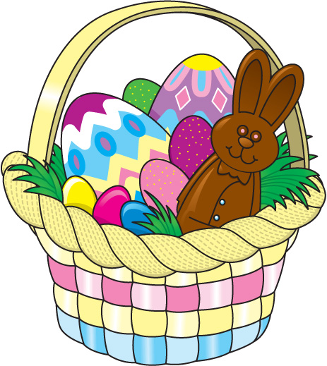 Images of Easter Basket Clip Art - Jefney
