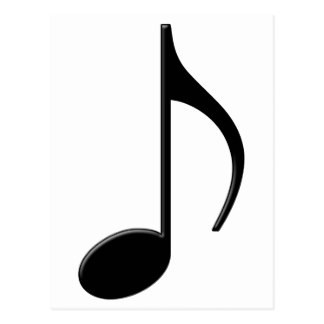 Music Musical Notes Symbols Notation Postcards | Zazzle