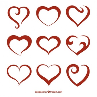 Red heart Vector | Free Download