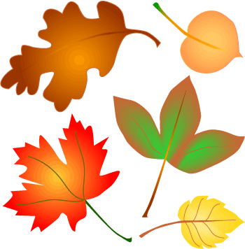 Falling Leaves Cartoon Clipart