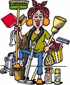 Spring cleaning clip art - Clipartix
