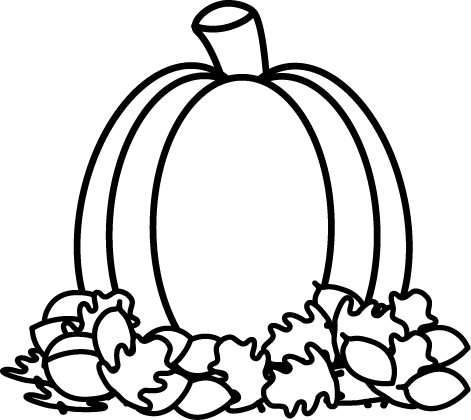 578 views Pumpkin Black And White Clipart