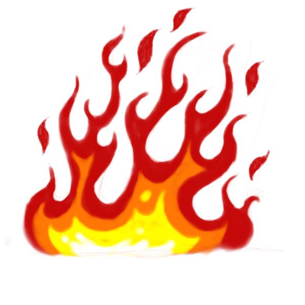 Draw Flames | Drawing Factory - Free Clipart Images