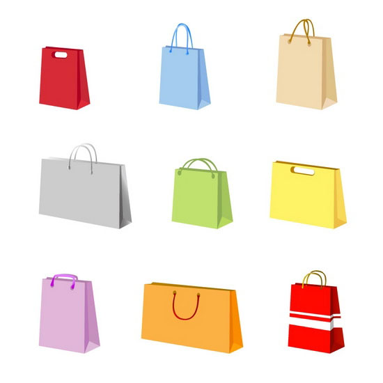 Nice shopping bag bag vector_Vectors Download | Crazy Free vector.com