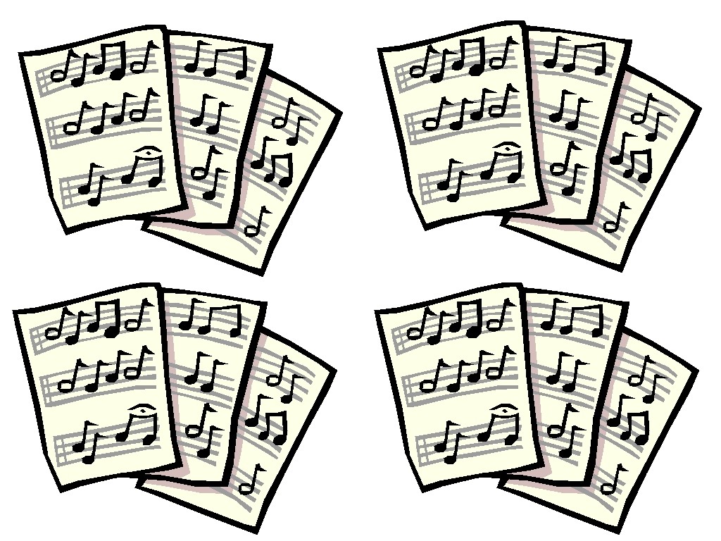 clipart music sheets - photo #2
