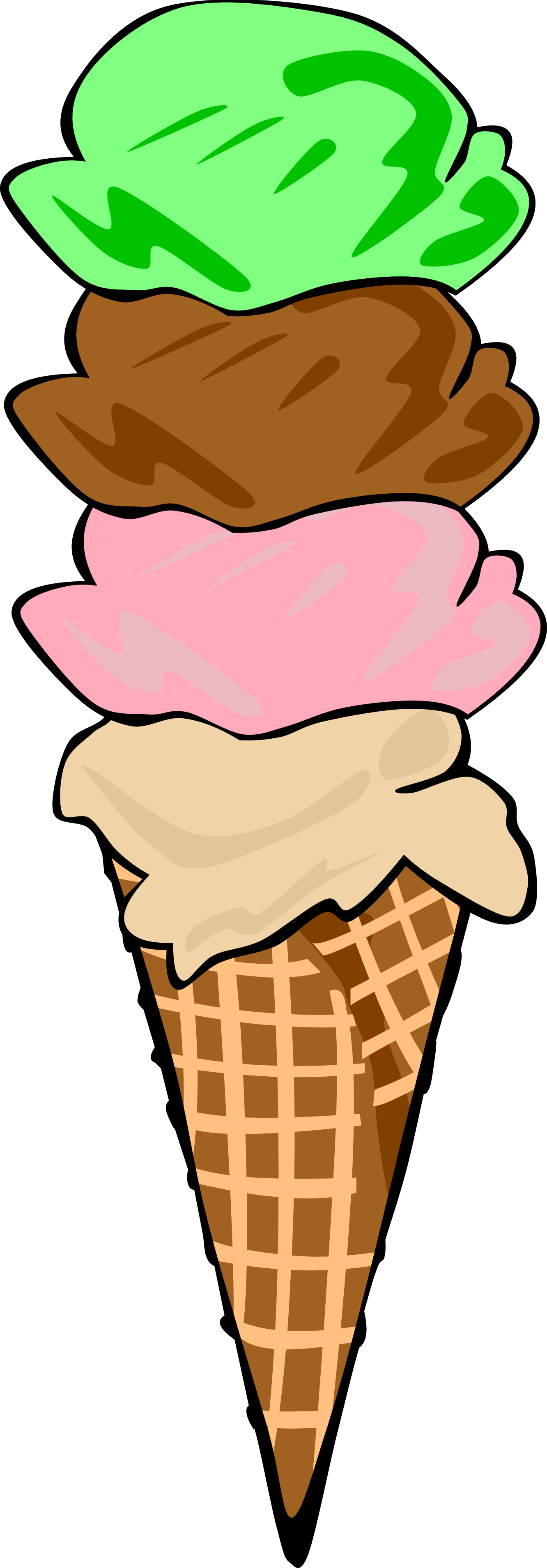 Images For > Icecream Cones Clipart