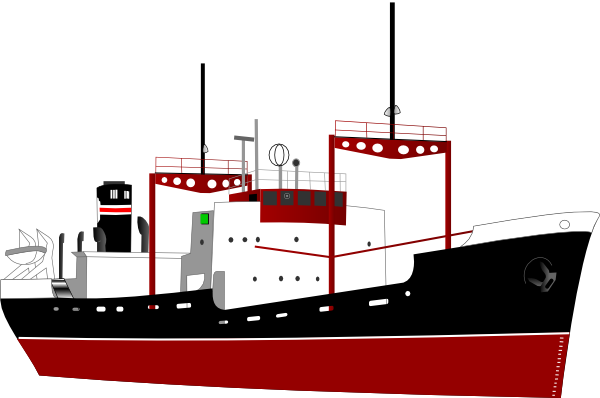 Shipping Boat Without Logo Clip Art - vector clip art ...