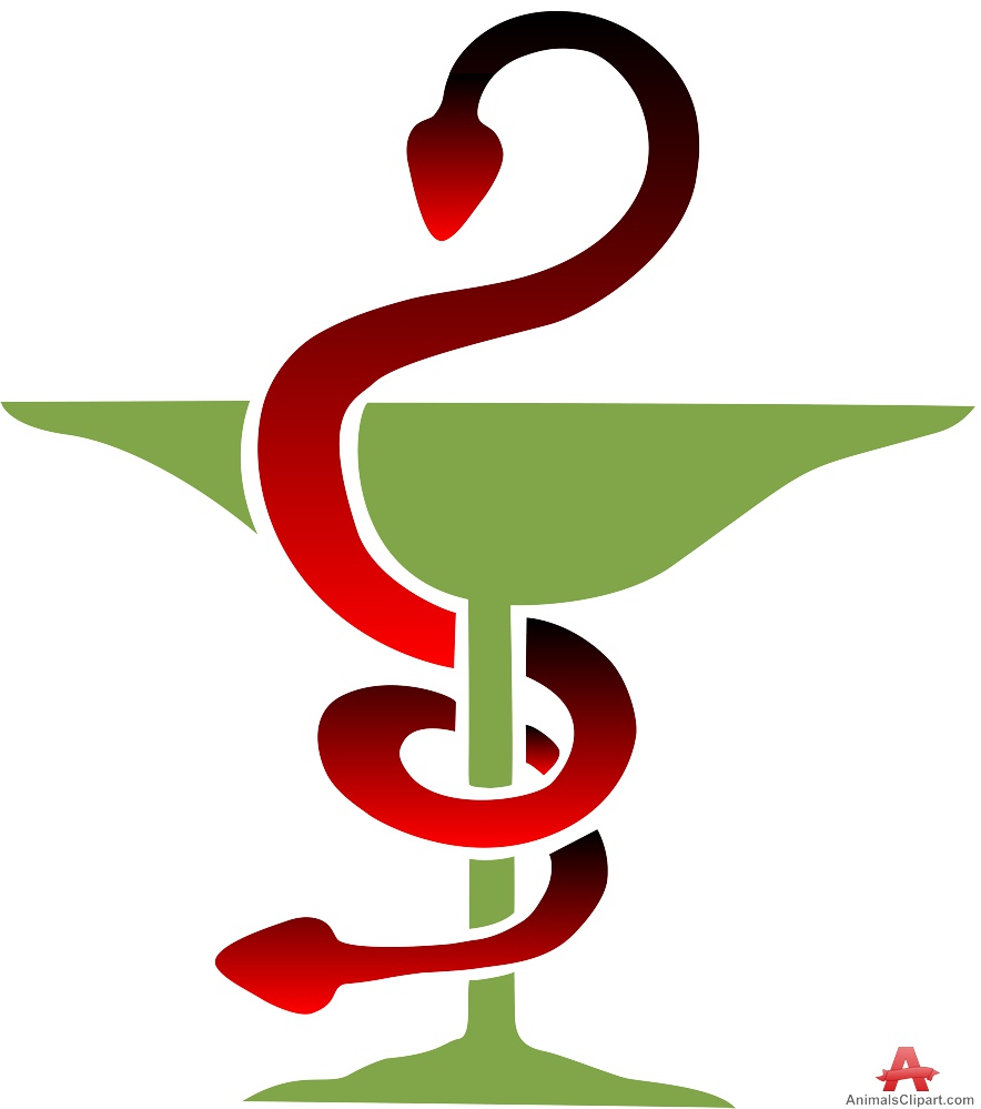 Pharmacy Cub and Snake Symbol Clipart | Free Clipart Design Download
